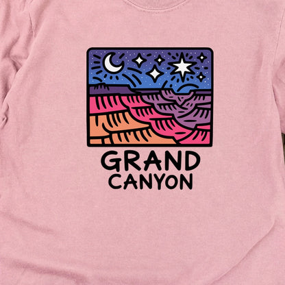 Grand Canyon at Night Cotton Long Sleeve