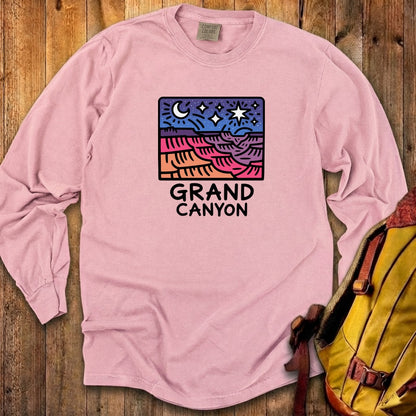 Grand Canyon at Night Cotton Long Sleeve