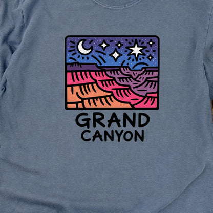 Grand Canyon at Night Cotton Long Sleeve