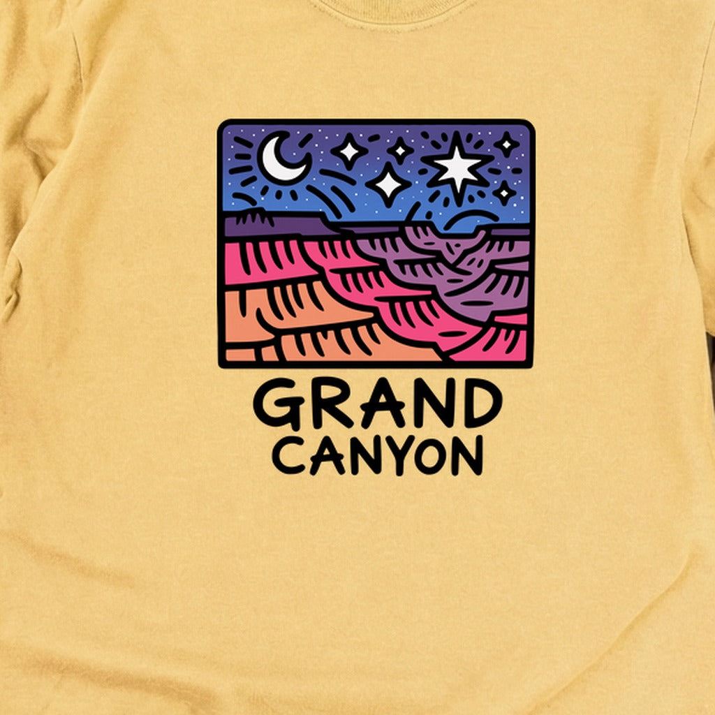 Grand Canyon at Night Cotton Long Sleeve