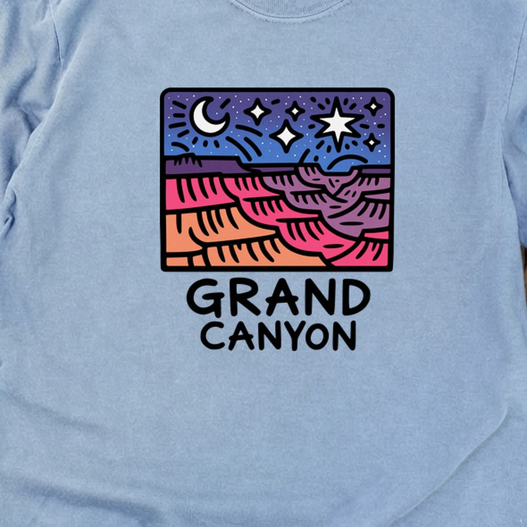 Grand Canyon at Night Cotton Long Sleeve