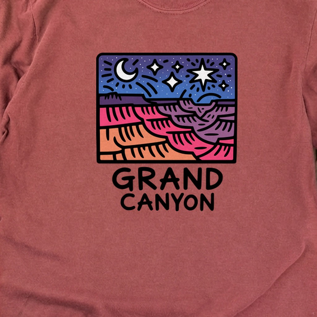 Grand Canyon at Night Cotton Long Sleeve