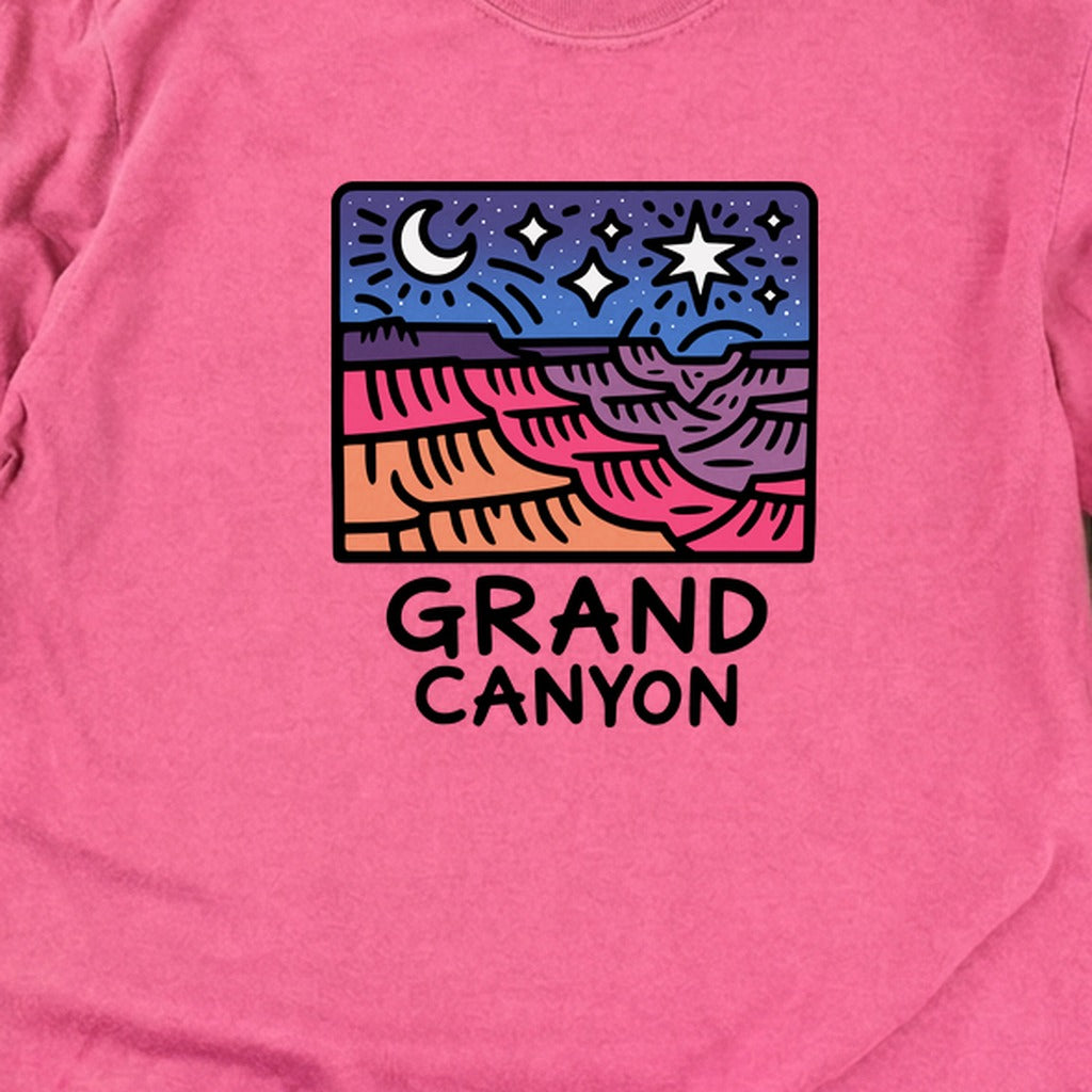 Grand Canyon at Night Cotton Long Sleeve