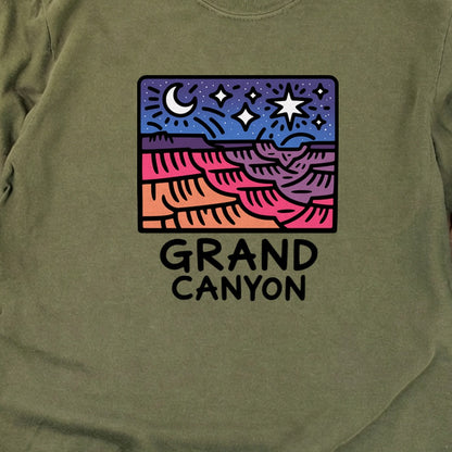 Grand Canyon at Night Cotton Long Sleeve