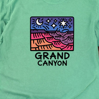 Grand Canyon at Night Cotton Long Sleeve