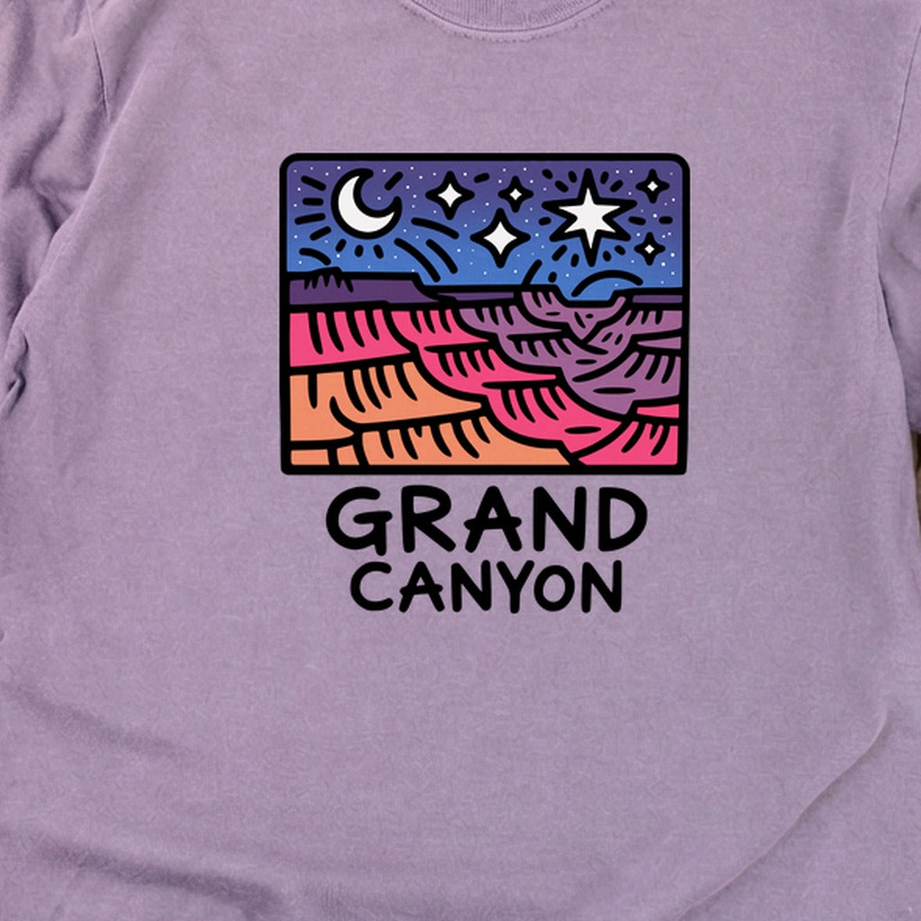Grand Canyon at Night Cotton Long Sleeve