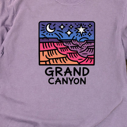 Grand Canyon at Night Cotton Long Sleeve