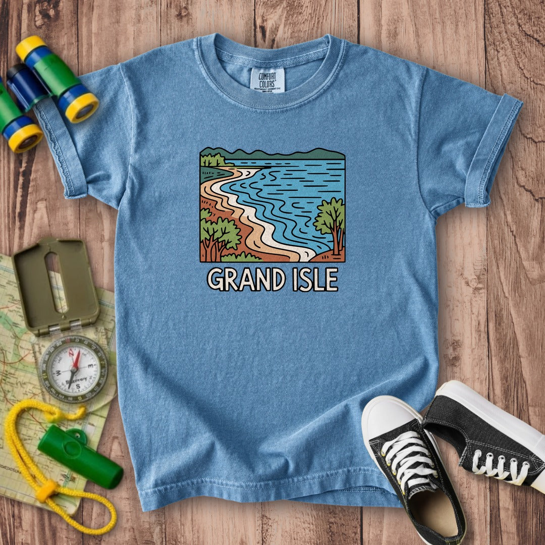 Grand Isle State Park Kids Cotton T-Shirt