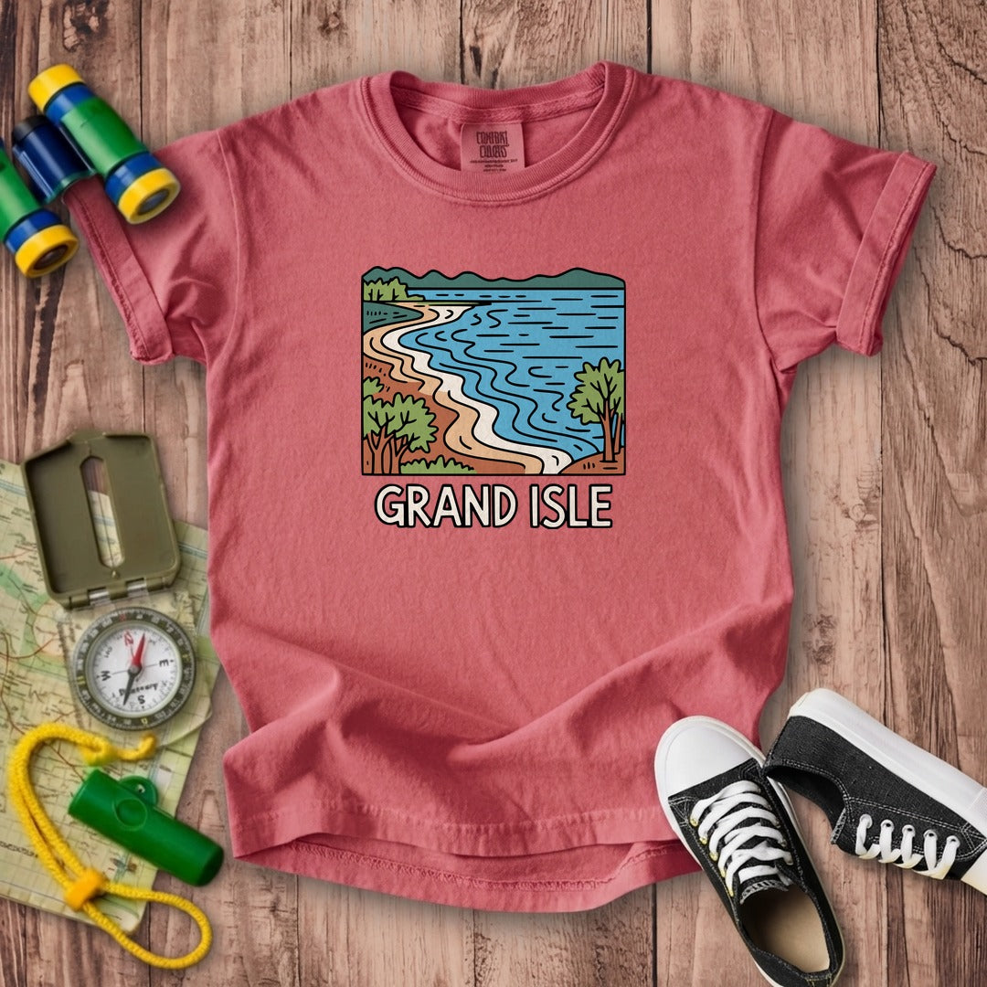 Grand Isle State Park Kids Cotton T-Shirt