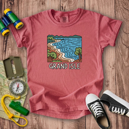 Grand Isle State Park Kids Cotton T-Shirt