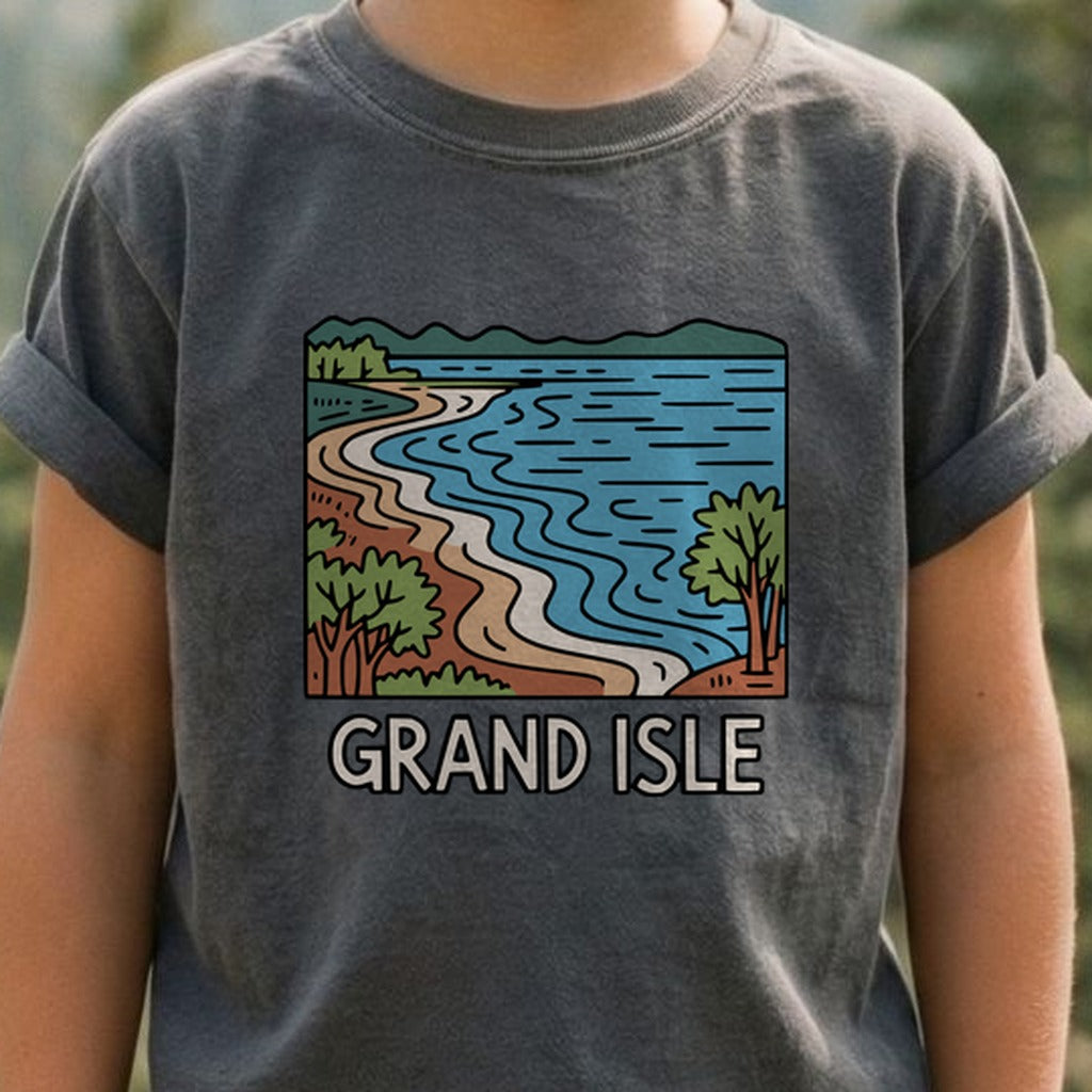 Grand Isle State Park Kids Cotton T-Shirt