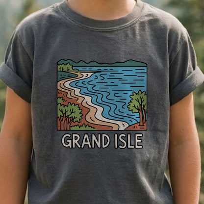 Grand Isle State Park Kids Cotton T-Shirt