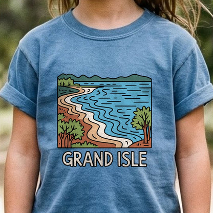 Grand Isle State Park Kids Cotton T-Shirt