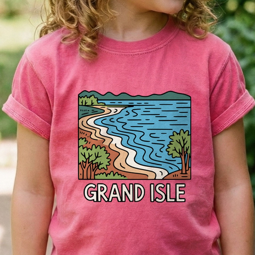 Grand Isle State Park Kids Cotton T-Shirt