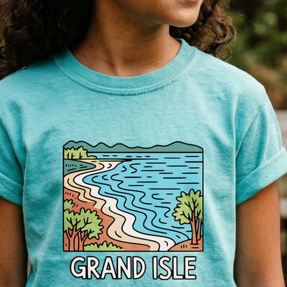 Grand Isle State Park Kids Cotton T-Shirt