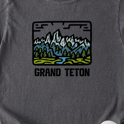 Grand Teton National Park Kids Cotton T-Shirt
