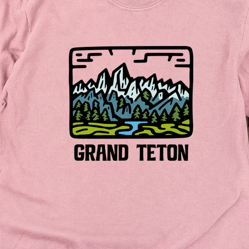 Grand Teton National Park Cotton Long Sleeve