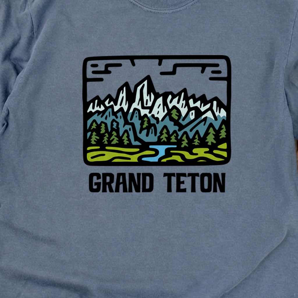 Grand Teton National Park Cotton Long Sleeve