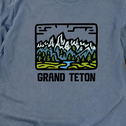 Grand Teton National Park Cotton Long Sleeve