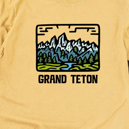 Grand Teton National Park Cotton Long Sleeve