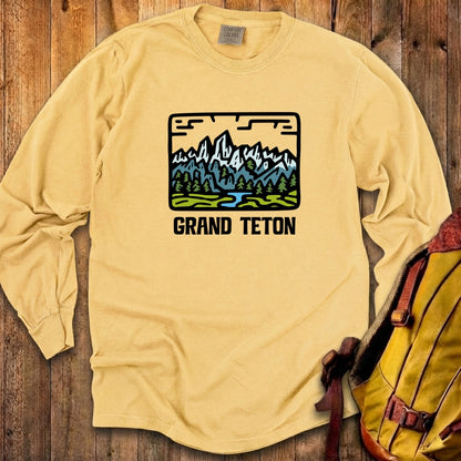 Grand Teton National Park Cotton Long Sleeve