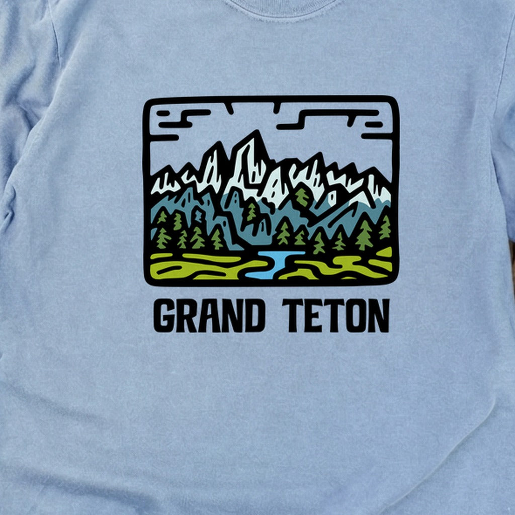 Grand Teton National Park Cotton Long Sleeve