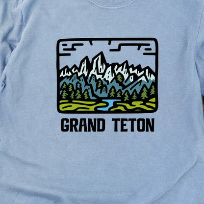 Grand Teton National Park Cotton Long Sleeve