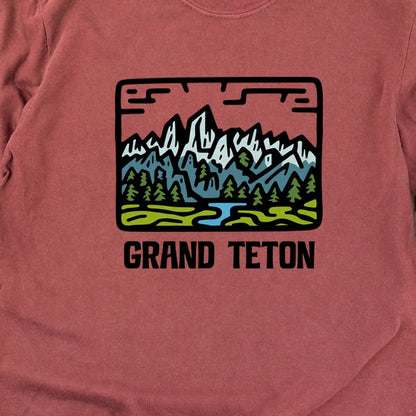 Grand Teton National Park Cotton Long Sleeve