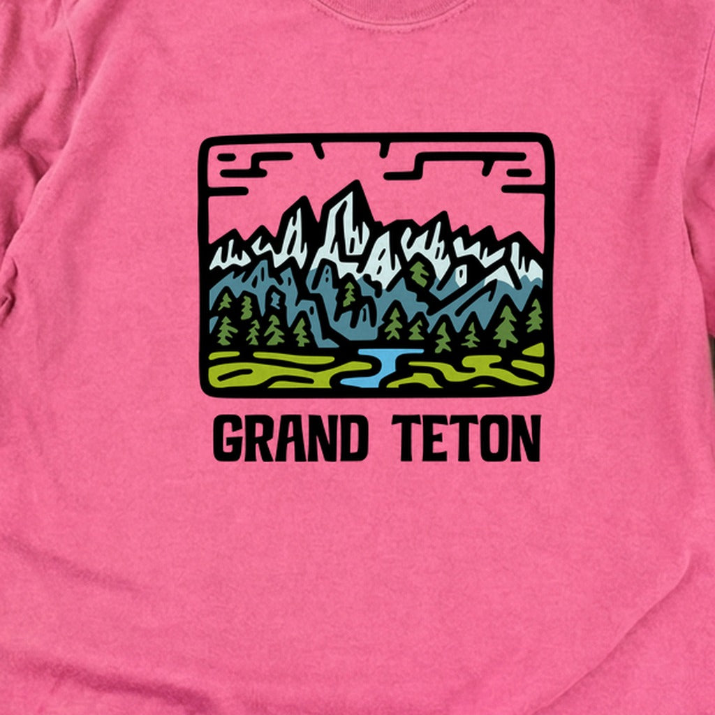 Grand Teton National Park Cotton Long Sleeve
