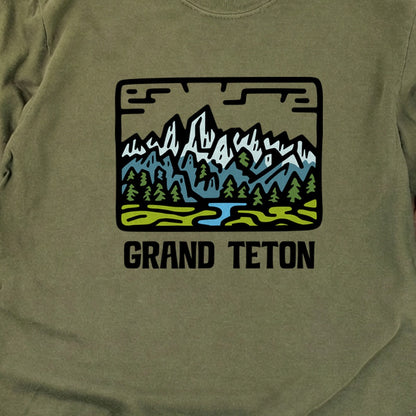 Grand Teton National Park Cotton Long Sleeve