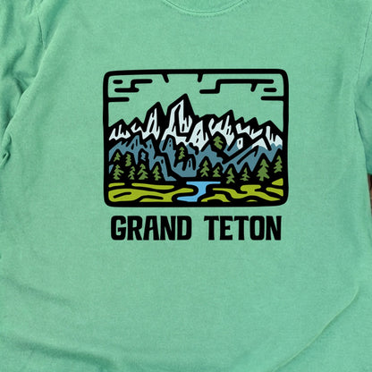 Grand Teton National Park Cotton Long Sleeve