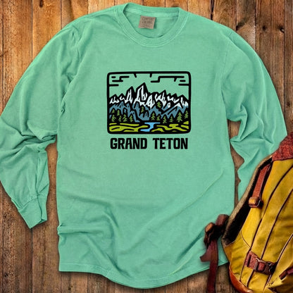 Grand Teton National Park Cotton Long Sleeve