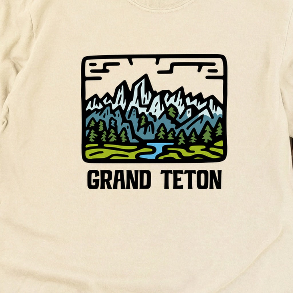 Grand Teton National Park Cotton Long Sleeve