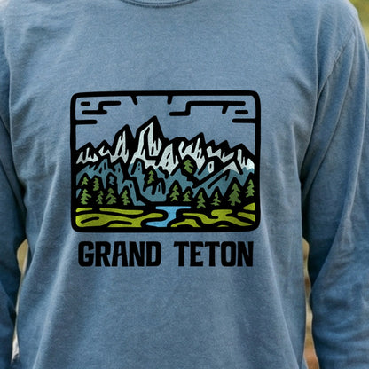 Grand Teton National Park Cotton Long Sleeve
