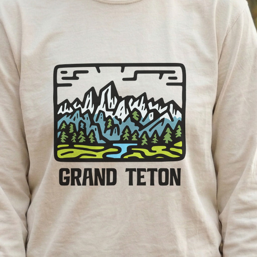 Grand Teton National Park Cotton Long Sleeve