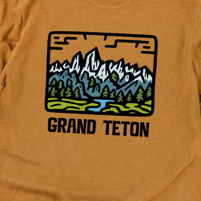 Grand Teton National Park Cotton Long Sleeve