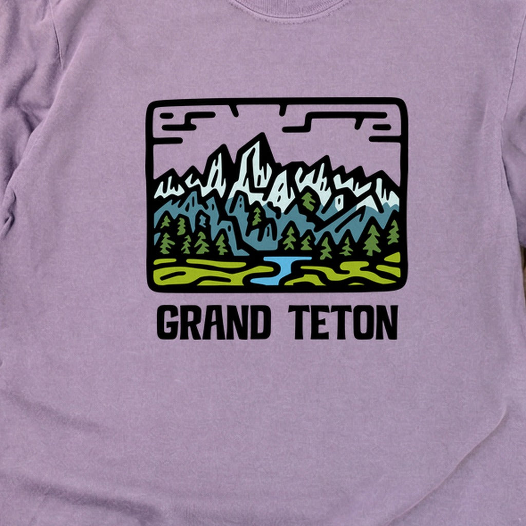 Grand Teton National Park Cotton Long Sleeve