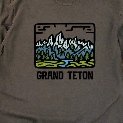 Grand Teton National Park Cotton Long Sleeve
