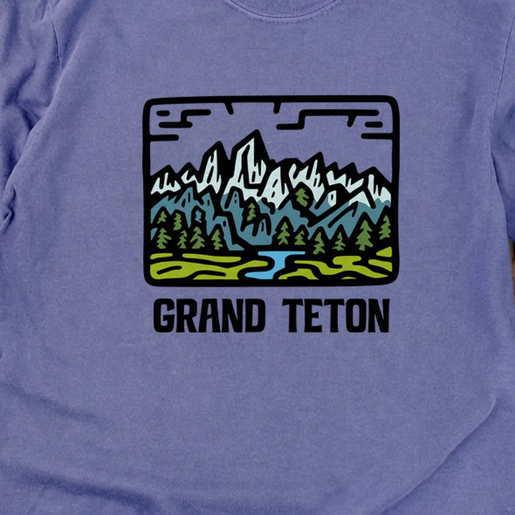 Grand Teton National Park Cotton Long Sleeve