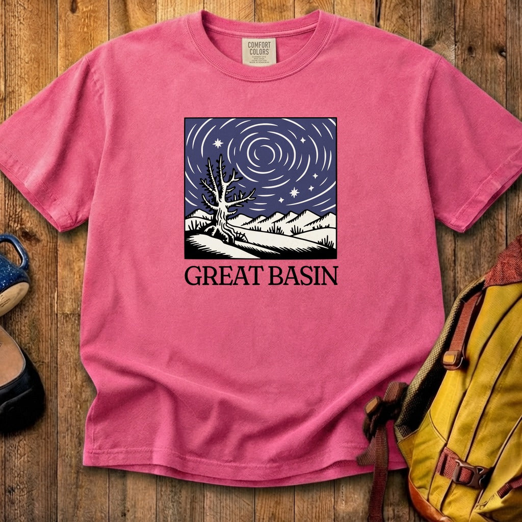 Great Basin National Park at Night Cotton T-Shirt
