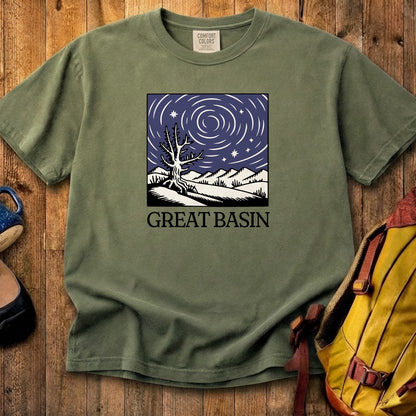 Great Basin National Park at Night Cotton T-Shirt