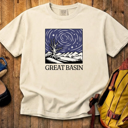 Great Basin National Park at Night Cotton T-Shirt