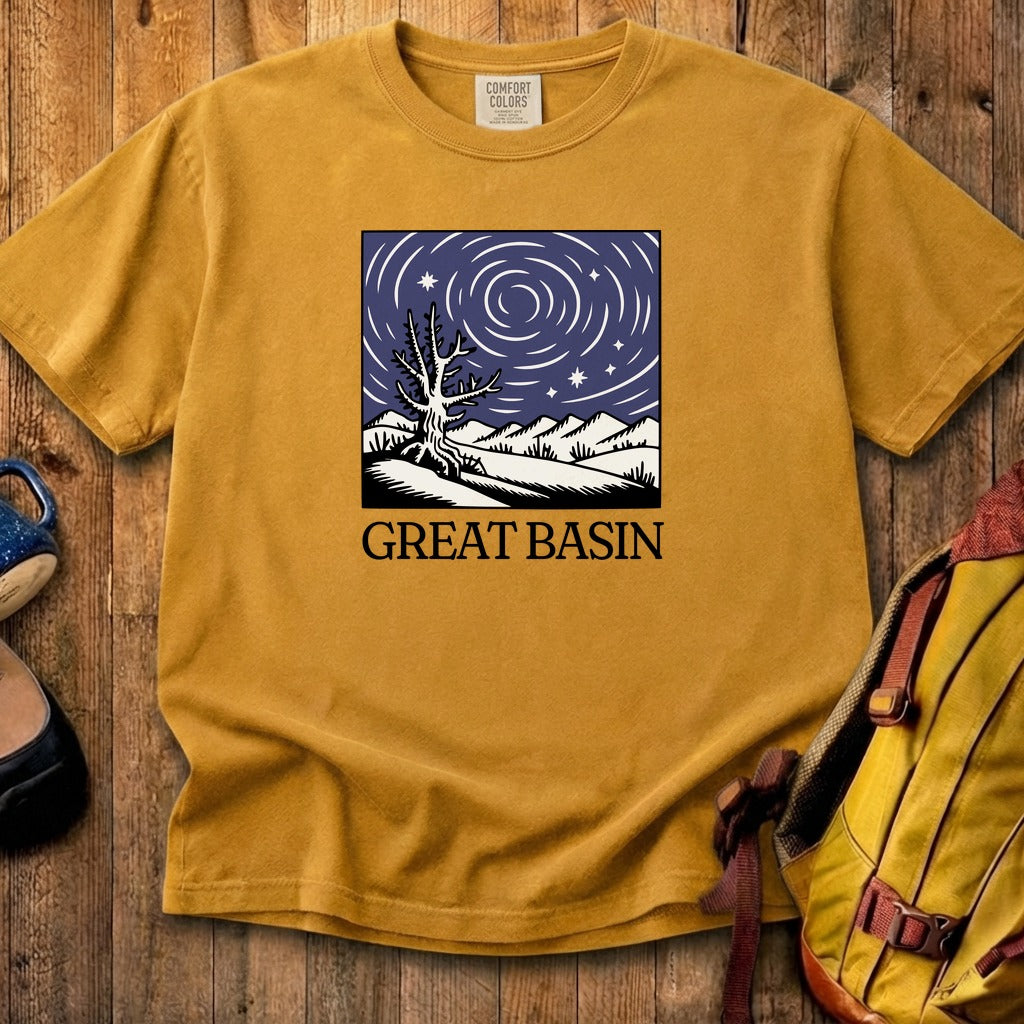 Great Basin National Park at Night Cotton T-Shirt