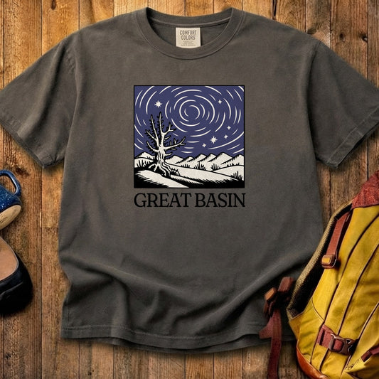 Great Basin National Park at Night Cotton T-Shirt
