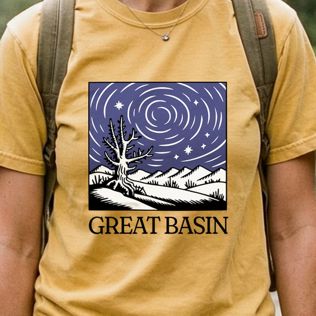 Great Basin National Park at Night Cotton T-Shirt