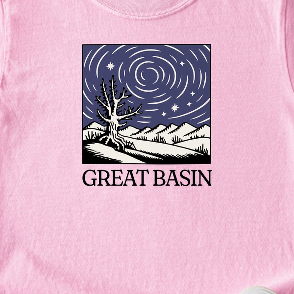 Great Basin National Park at Night Kids Cotton T-Shirt