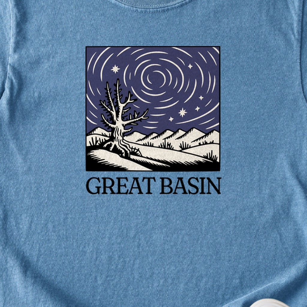 Great Basin National Park at Night Kids Cotton T-Shirt