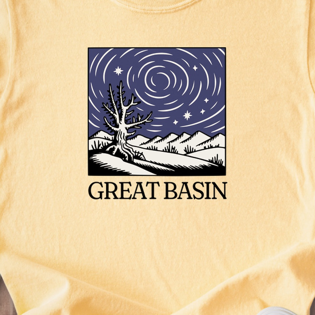 Great Basin National Park at Night Kids Cotton T-Shirt