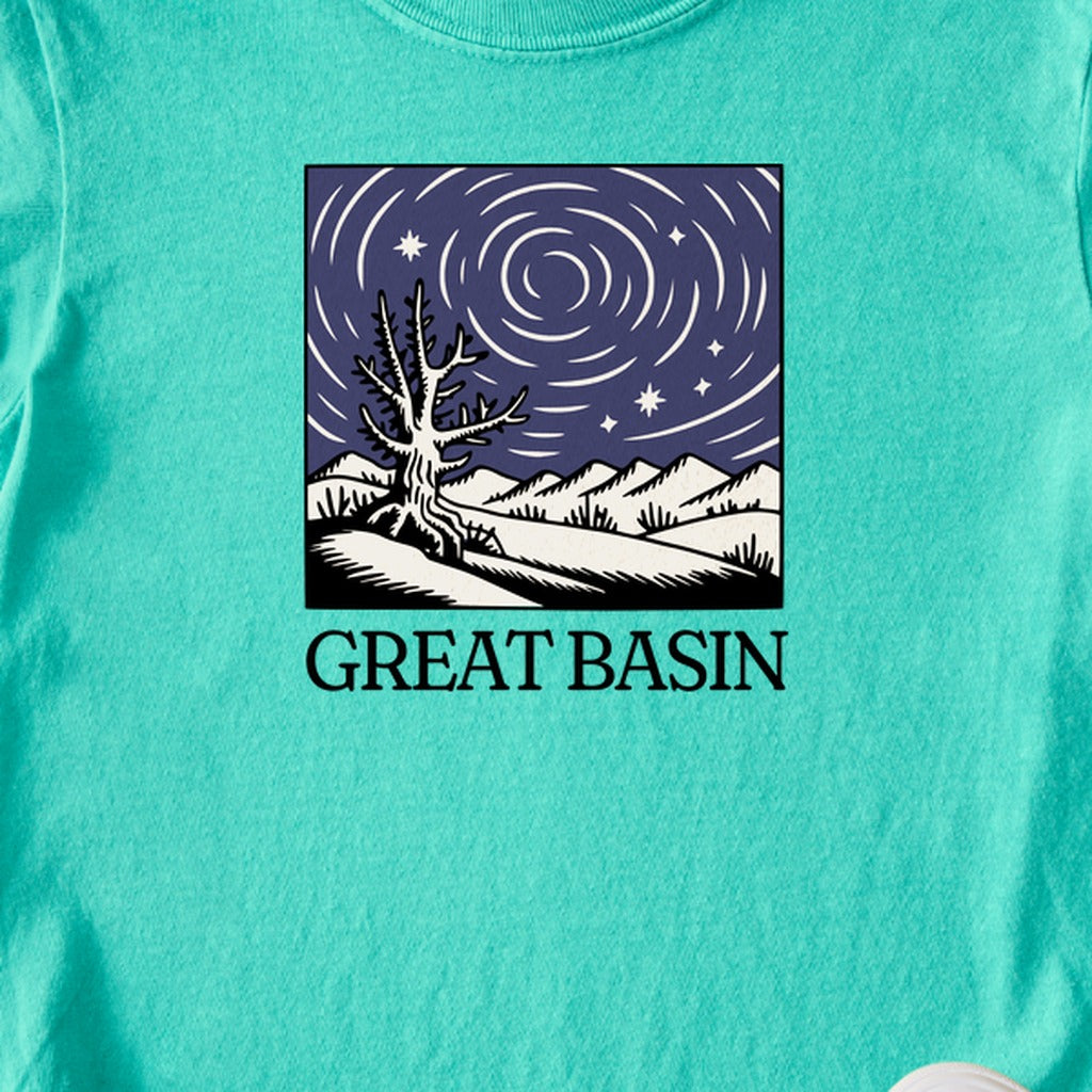 Great Basin National Park at Night Kids Cotton T-Shirt