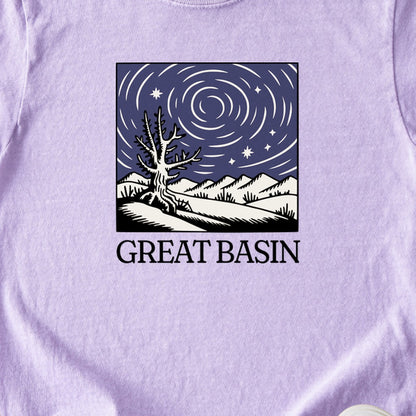 Great Basin National Park at Night Kids Cotton T-Shirt
